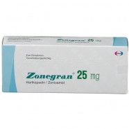 Купить Зонегран (Зонисамид) 25 мг Франция капсулы №14 в Сочи