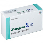 Купить Зонегран Зонисамид 50 мг капсулы №28 в Сочи